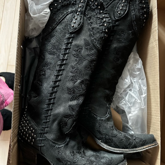 Double D Ranch - almost famous women’s cowboy boots Size 9.5 - Picture 1 of 6